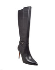 London Sleek Leather Dress Boots for Slim Calves