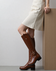 SoleMani Venetian – Slim Calf Tall Leather Boot