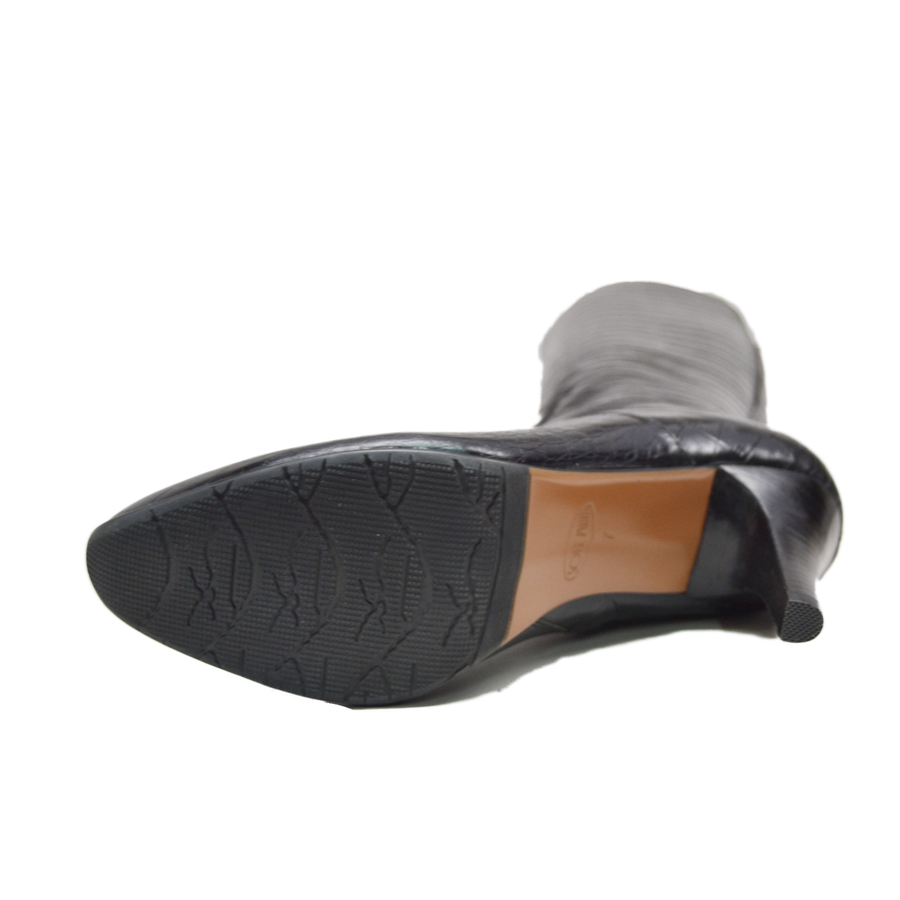 Paradise 2 Croc Slim Calf Leather Dress Boot