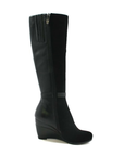 Ronit Extra Slim Wedge Boots: Stylish and Comfortable Leather Boots with Buckle for Everyday Wear