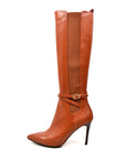 Noosh Leather Heel Dress Boots - Stylish and Versatile