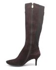 Rochelle Suede Low Heel Dress Boots - Stylish and Versatile for Any Occasion