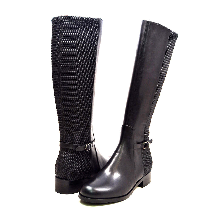 Solemani Rome Riding Boots: Stylish Leather Boots for Day or Night Outfits
